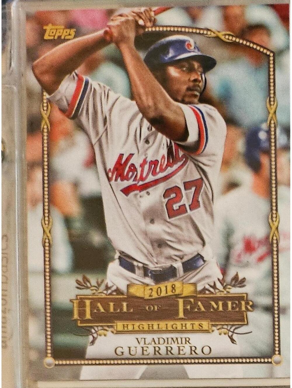 Vladimir Guerrero 2018 Topps Update Hall of Famer Highlights Expos HFH-8